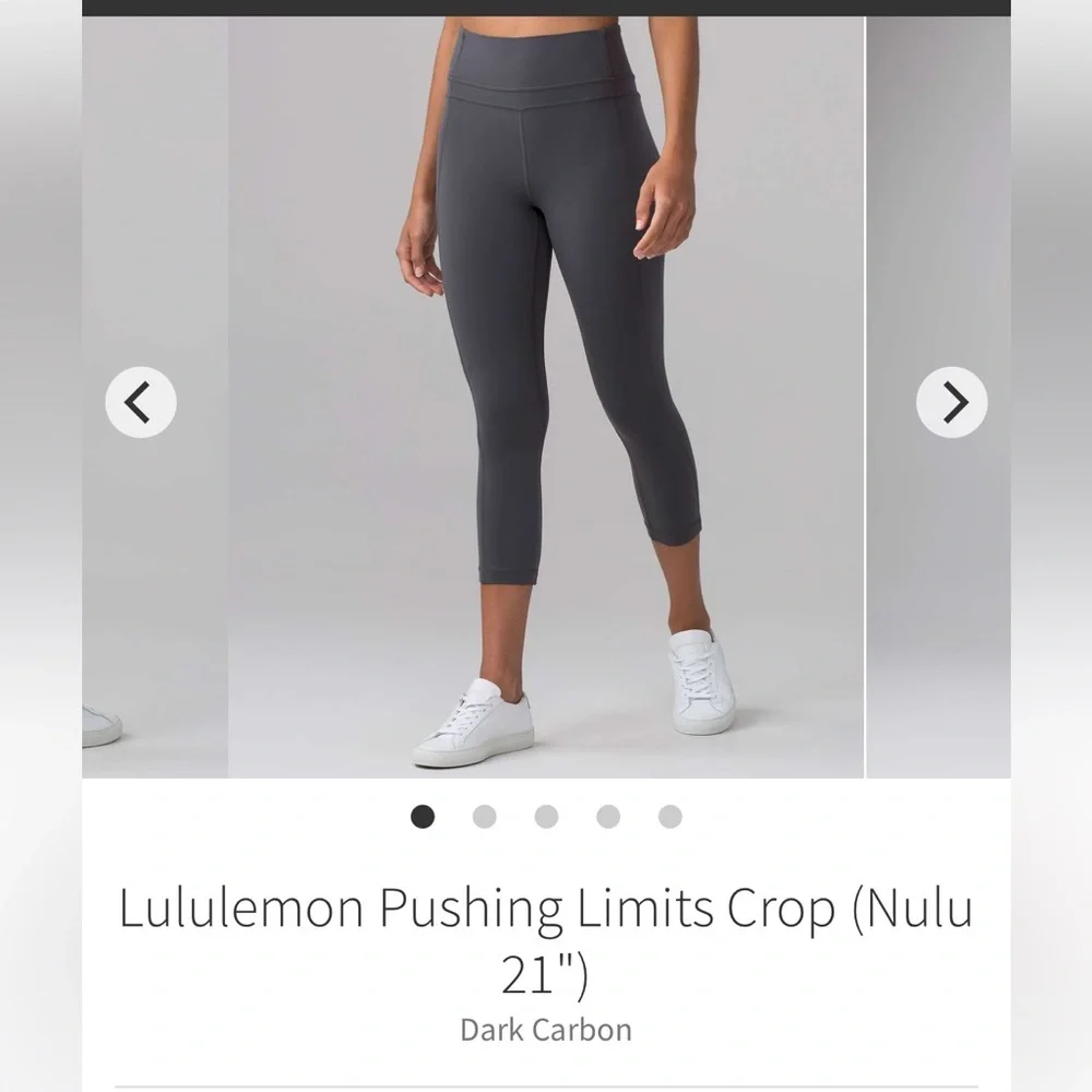 lululemon athletica Dark Gray Leggings